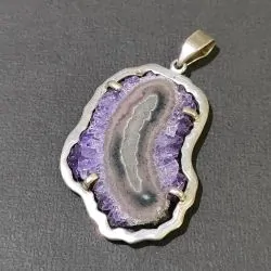 Pendentif Fleur d'Améthyste...