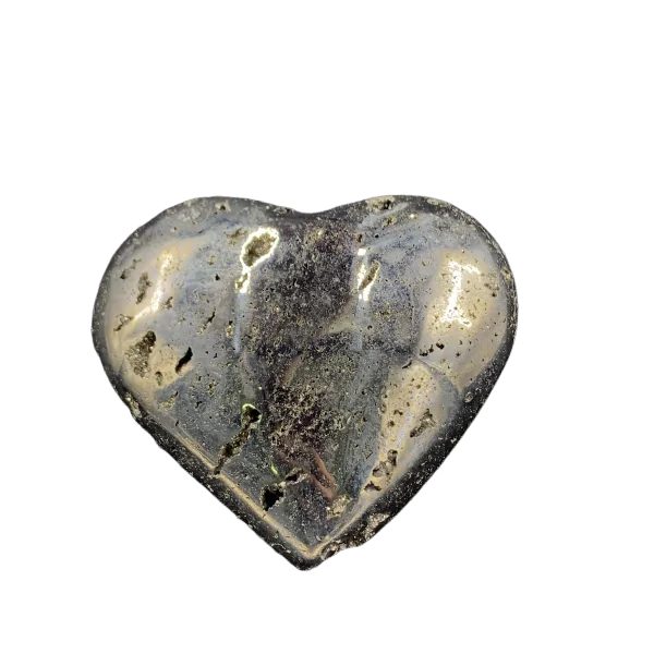 Coeur en Pyrite -1| Sphères, Oeufs, et Coeurs | Dans les yeux de Gaïa