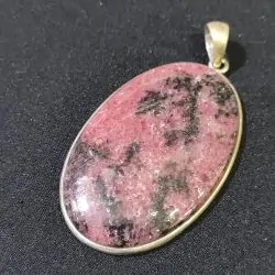 Pendentif en Rhodonite en...