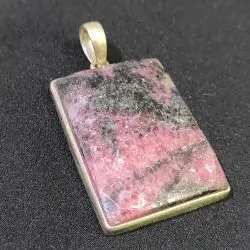 Pendentif en Rhodonite en...