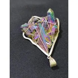 Pendentif Quartz Aqua...