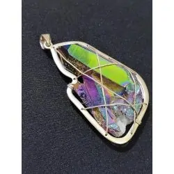 Pendentif Quartz Aqua...