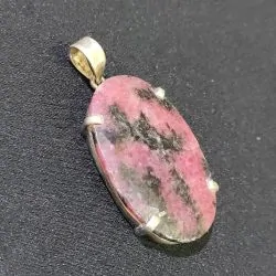 Pendentif en Rhodonite en...