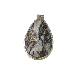 Pendentif en Astrophyllite sur argent 925 - Photo 1 | Dans les Yeux de Gaia