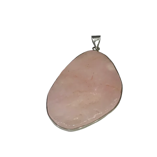Pendentif en Quartz Rose | Minéraux | Dans les yeux de Gaïa
