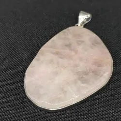 Pendentif en Quartz Rose