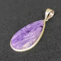 Pendentif Charoïte Serti en...