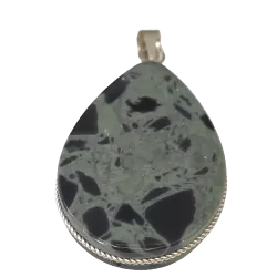 Pendentif Jaspe -2 | Pendentifs en Minéraux | Dans les yeux de Gaïa
