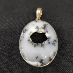 Pendentif Agate Dendritique...