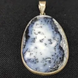 Pendentif Agate Dendritique...