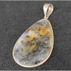 Pendentif Agate Dendritique...