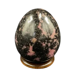 Oeuf en Rhodonite -1 | Sphères, Oeufs, et Coeurs | Dans les yeux de Gaïa