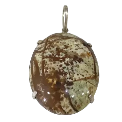 Pendentif en Opale de Madagascar en argent 925 -2| Pendentifs en Minéraux | Dans les yeux de Gaïa