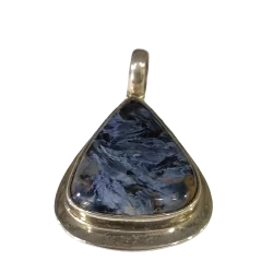 Pendentif en Pietersite Serti en Argent 925 -7| Pendentifs en Minéraux | Dans les yeux de Gaïa