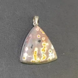 Pendentif Jaspe Serti sur...