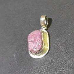 Pendentif Rubellite serti...