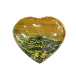 Coeur en Jaspe | Sphères, Oeufs, et Coeurs | Dans les yeux de Gaïa