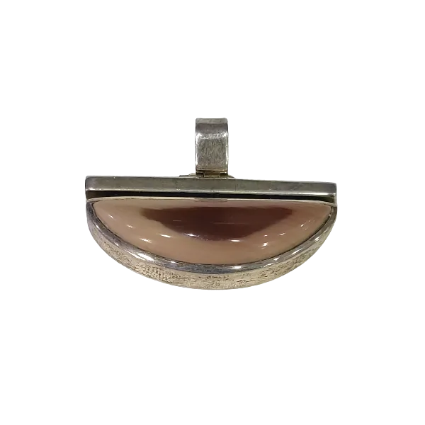 Pendentif Jaspe Serti sur Argent 925 -1 | Pendentifs en Minéraux | Dans les yeux de Gaïa