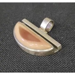 Pendentif Jaspe Serti sur...