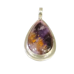 Pendentif Super Seven serti en Argent 925 -2 | Dans les yeux de Gaïa