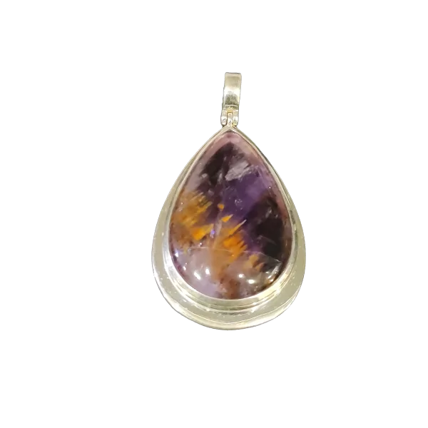Pendentif Super Seven serti en Argent 925 -2 | Dans les yeux de Gaïa