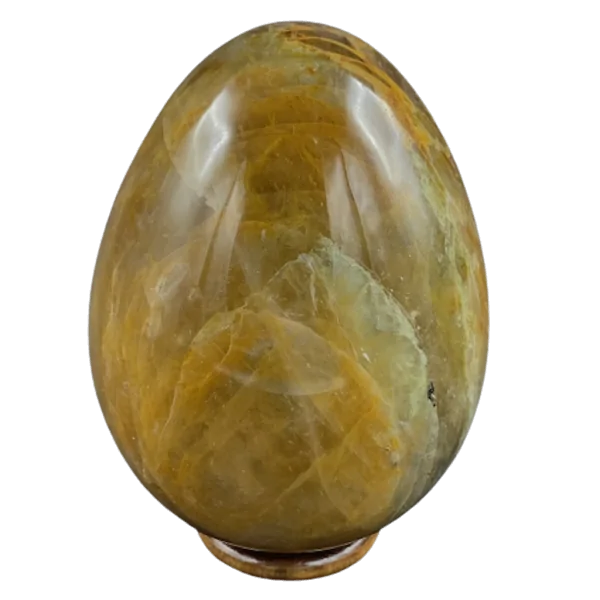 Oeuf en Quartz Hématoïde | Sphères, Oeufs, et Coeurs | Dans les yeux de Gaïa