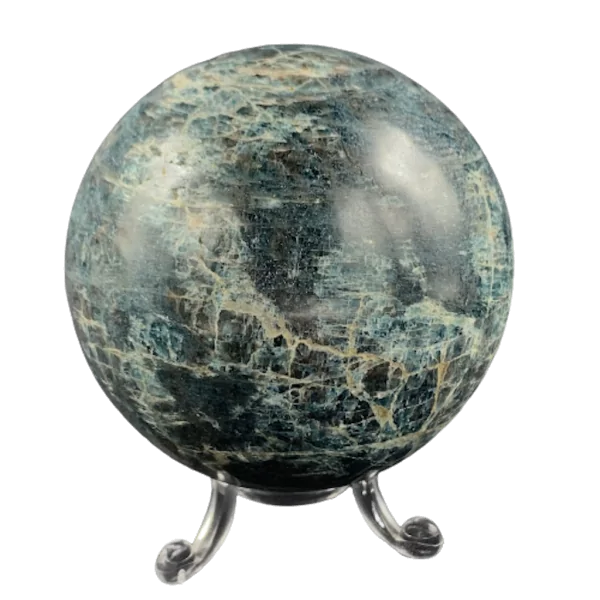 Sphère en Apatite -1| Sphères, Oeufs, et Coeurs | Dans les yeux de Gaïa