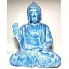 Bouddha en bois peint 2,2kg - Photo 1 | Dans les Yeux de Gaia