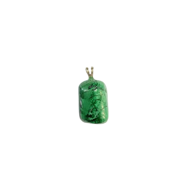 Pendentif Malachite | Pendentifs en Minéraux | Dans les yeux de Gaïa
