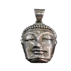 Photo 1 - Pendentif Bouddha en Argent massif | Dans les Yeux de Gaia