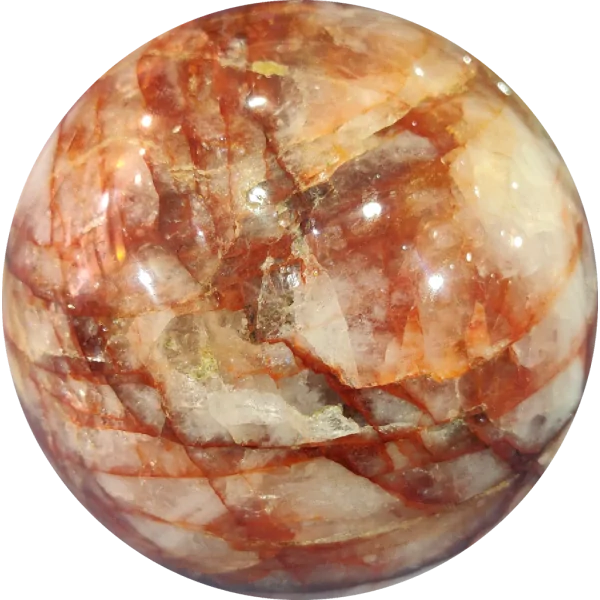 Sphère en Quartz Hématoïde 1,4kg - Minéraux | Dans les yeux de Gaïa