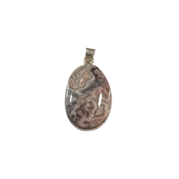 Pendentif en Agate -6| Pendentifs en Minéraux | Dans les yeux de Gaïa