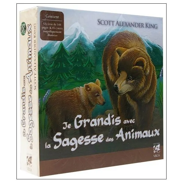 Coffret Je Grandis avec la Sagesse des Animaux Coffret, livret et jeu | Dans les Yeux de Gaïa