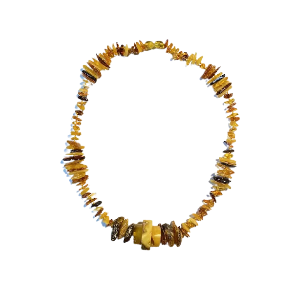 Collier en Ambre Véritable -2| Colliers en Minéraux | Dans les yeux de Gaïa