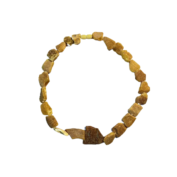 Collier en Ambre Brut Véritable | Colliers en Minéraux | Dans les yeux de Gaïa