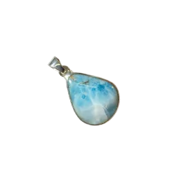 Pendentif Larimar Serti sur...