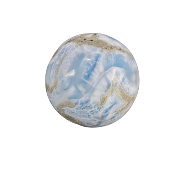 Sphère en Larimar Extrêmement Rare - Minéraux | Dans les yeux de Gaïa