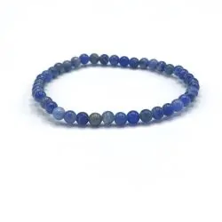 Bracelet Sodalite perle ronde 4mm | Bracelets en Pierres | Dans les yeux de Gaïa