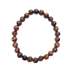 Bracelet Oeil de Taureau 8mm Taille Homme | Dans les yeux de Gaïa