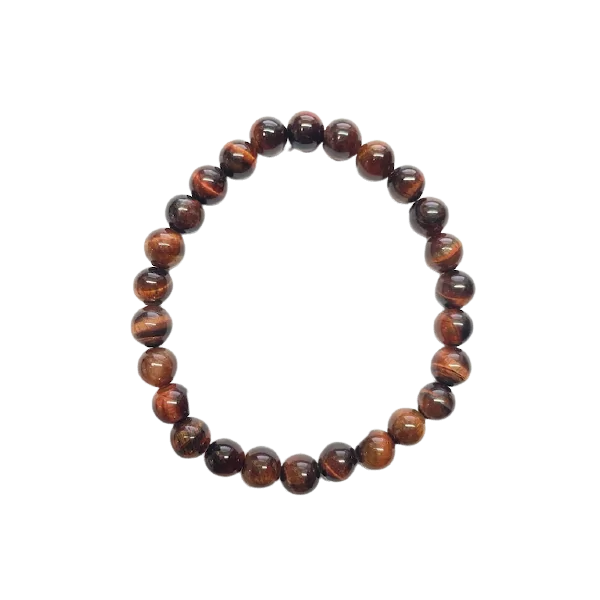 Bracelet Oeil de Taureau 8mm Taille Homme | Dans les yeux de Gaïa
