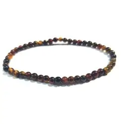Bracelet 3 Yeux Perle Ronde 4mm | Dans les Yeux de Gaïa 1