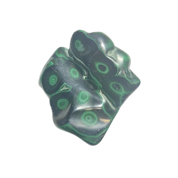 Forme Libre en Malachite -2| Formes Libres en Minéraux | Dans les yeux de Gaïa