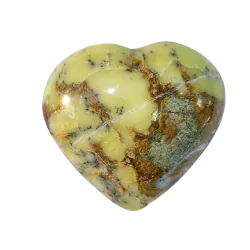 Coeur en Agate Dendritique -11 - Minéraux | Dans les yeux de Gaïa