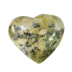 Coeur en Agate Dendritique -2| Sphères, Oeufs, et Coeurs | Dans les yeux de Gaïa