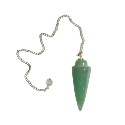 Pendule Cône en Aventurine - Radiesthésie |Dans les Yeux de Gaïa