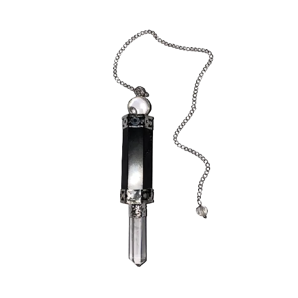 Pendule Tube Noir à Pointe - Radiesthésie |Dans les Yeux de Gaïa