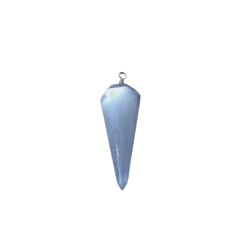 Pendentif Pointe en Sélénite | Pendentifs en Minéraux | Dans les yeux de Gaïa