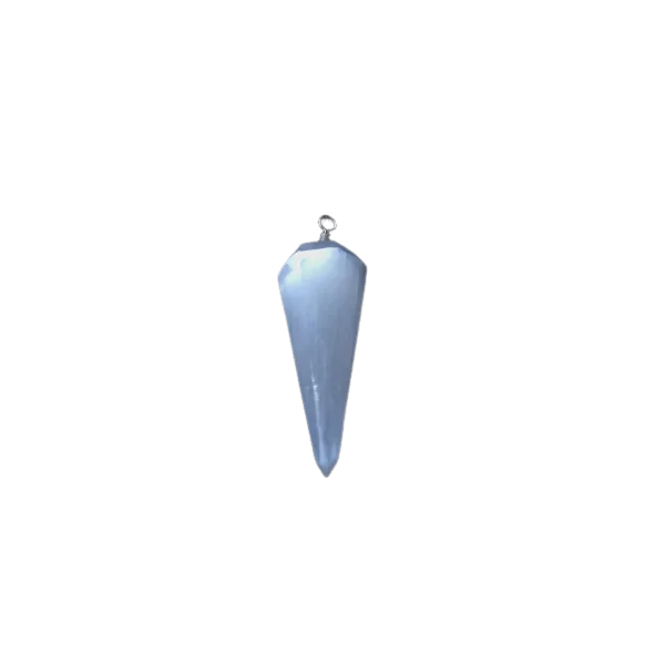 Pendentif Pointe en Sélénite | Pendentifs en Minéraux | Dans les yeux de Gaïa