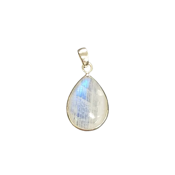 Pendentif Pierre de Lune Argent 925 forme goutte petit modèle | Bijoux