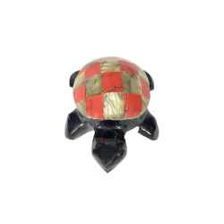 Tortue en Obsidienne et Nacre - Photo 1 | Dans les Yeux de Gaia